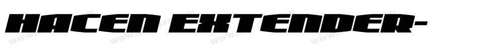 Hacen Extender字体转换